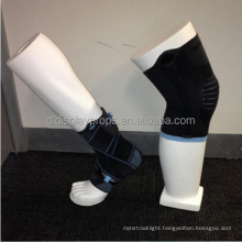 High quality sport mannequin luxury man for sport matt white color knee mannequin for woman